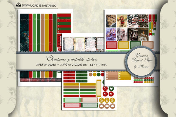 Download CHRISTMAS Printable Planner Sticker - Christmas printable Collection