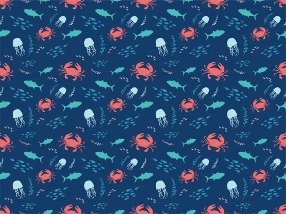 Download Animal Watercolor Sea Underwater Pattern - Premium Bundle