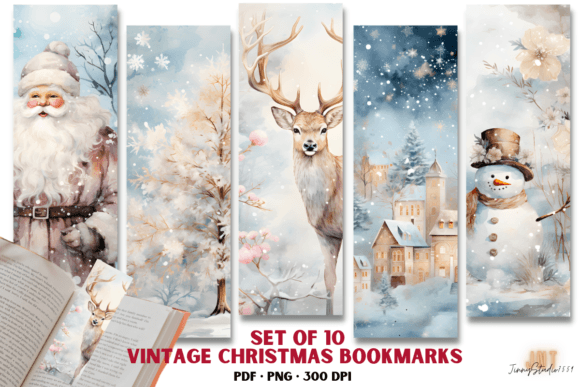 Download Christmas Printable Bookmarks Set - Christmas printable Collection